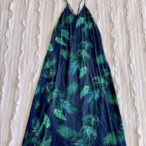 OldNavy Palm Print Maxi Dress